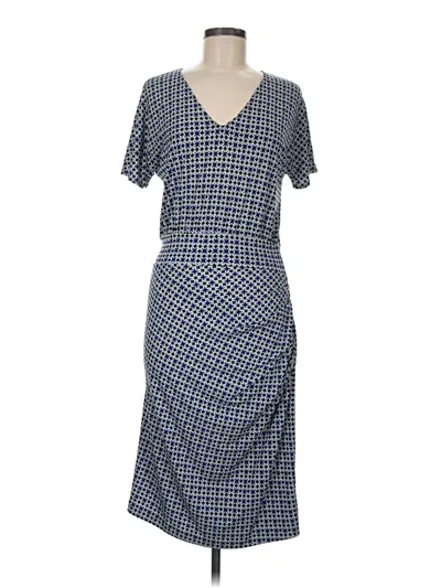 Pre-owned Leota Casual Dress In Blue