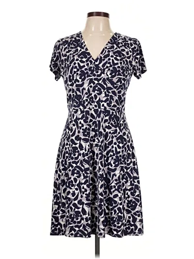 Pre-owned Leota Casual Dress In Blue