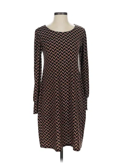 Pre-owned Leota Casual Dress In Brown