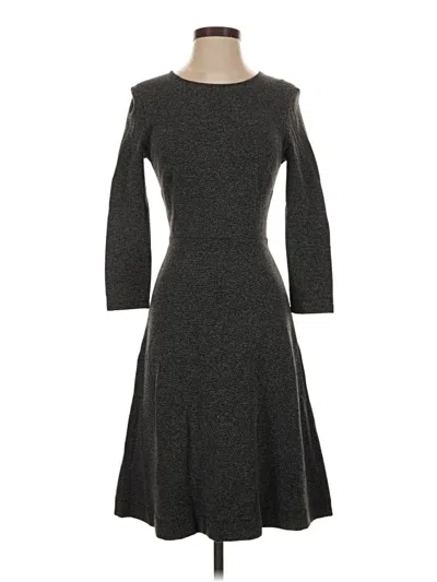 Pre-owned Leota Casual Dress In Gray