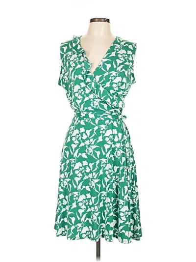Pre-owned Leota Casual Dress In Green