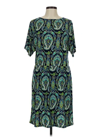 Pre-owned Leota Casual Dress In Green