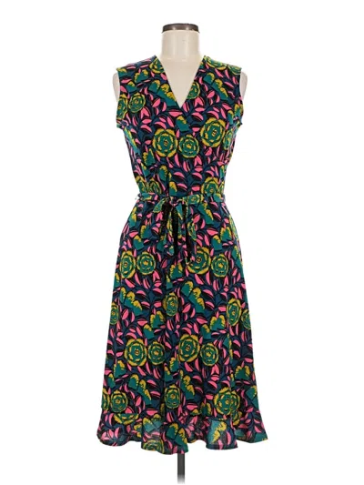 Pre-owned Leota Casual Dress In Green