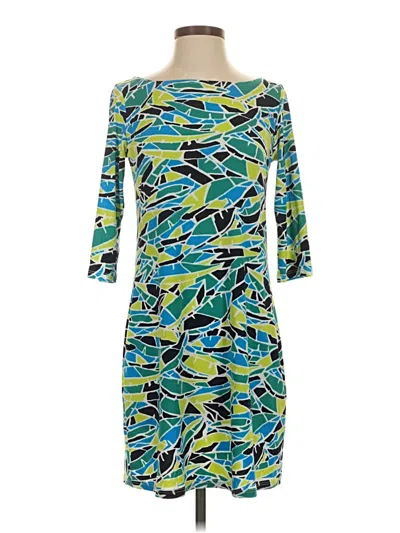 Pre-owned Leota Casual Dress In Green