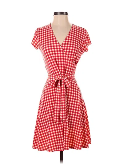 Pre-owned Leota Casual Dress In Red