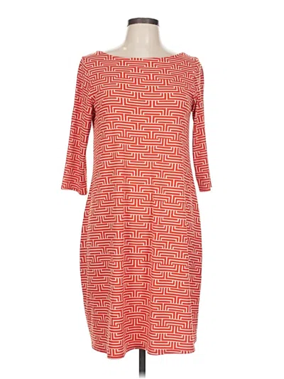 Pre-owned Leota Casual Dress In Red