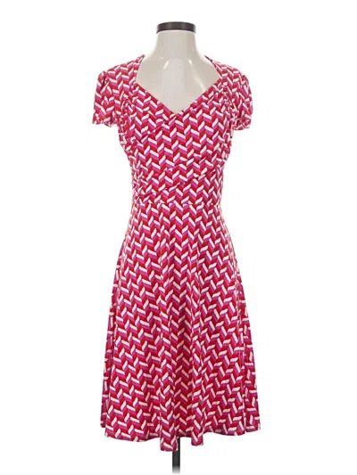 Pre-owned Leota Casual Dress In Red
