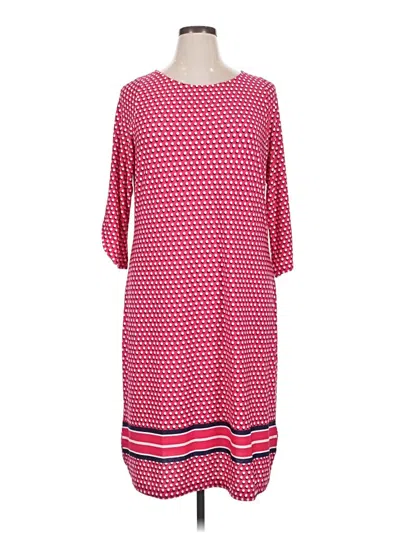Pre-owned Leota Casual Dress In Red