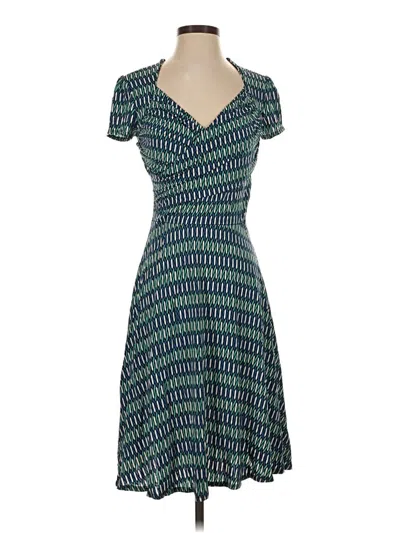Pre-owned Leota Casual Dress In Teal