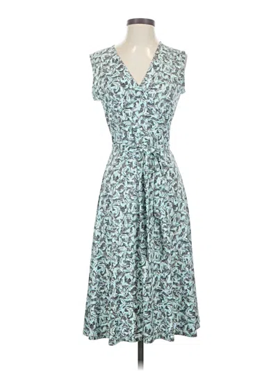 Pre-owned Leota Casual Dress In Teal