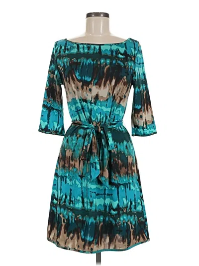 Pre-owned Leota Casual Dress In Teal