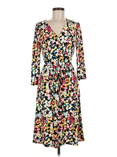 Pre-owned Leota Casual Dress In Yellow