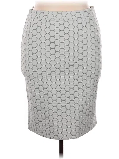 Pre-owned Leota Casual Skirt In Gray