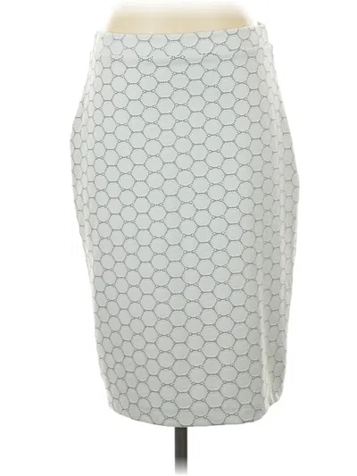Pre-owned Leota Casual Skirt In Gray