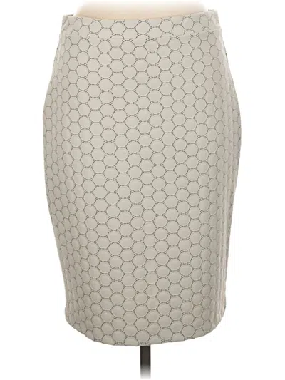 Pre-owned Leota Casual Skirt In Gray