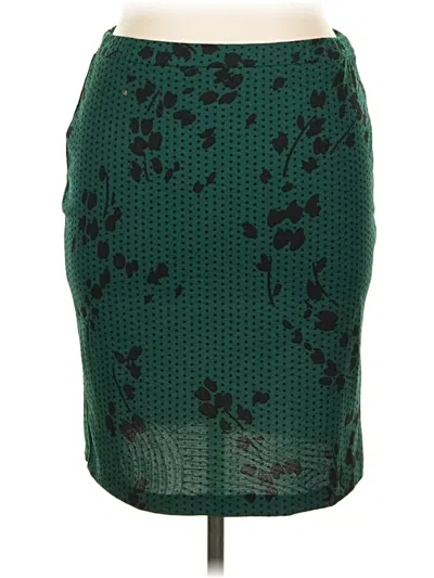 Pre-owned Leota Casual Skirt In Green
