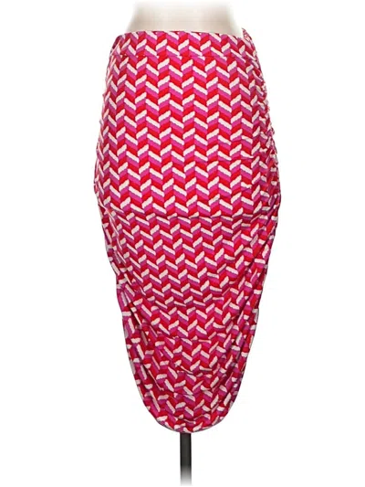 Pre-owned Leota Casual Skirt In Pink