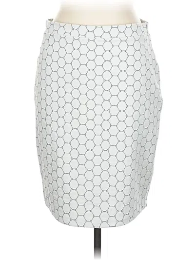 Pre-owned Leota Casual Skirt In Silver