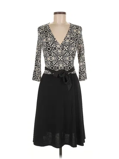 Pre-owned Leota Cocktail Dress In Black