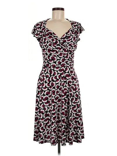 Pre-owned Leota Cocktail Dress In Black