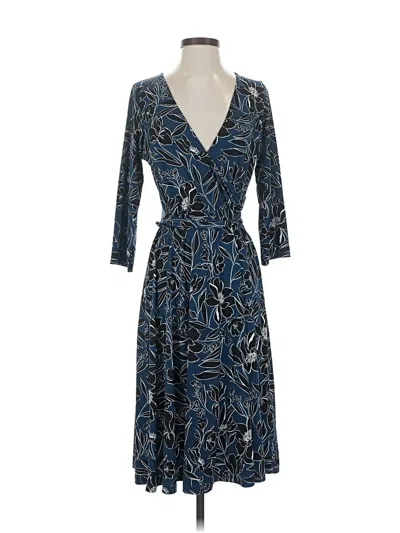 Pre-owned Leota Cocktail Dress In Blue