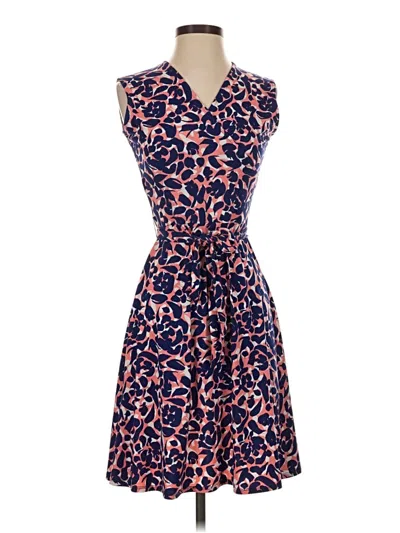 Pre-owned Leota Cocktail Dress In Blue