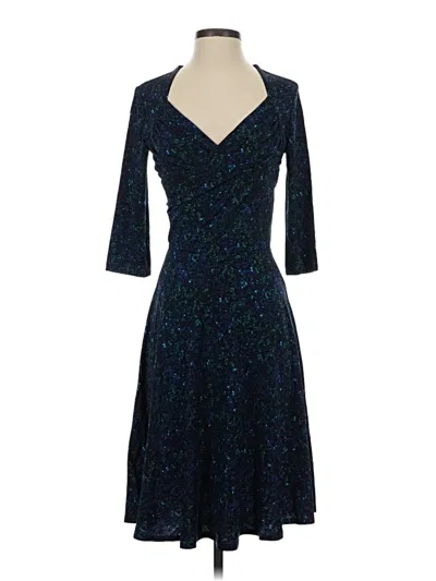 Pre-owned Leota Cocktail Dress In Blue