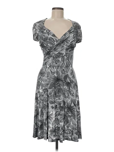 Pre-owned Leota Cocktail Dress In Gray