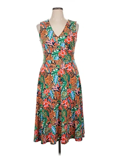 Pre-owned Leota Cocktail Dress In Orange