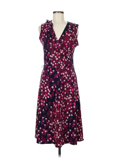 Pre-owned Leota Cocktail Dress In Purple