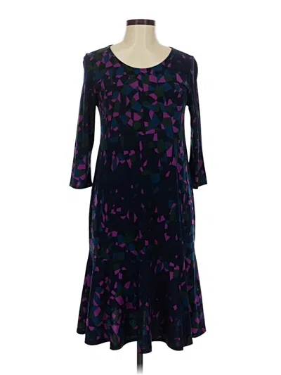 Pre-owned Leota Cocktail Dress In Purple