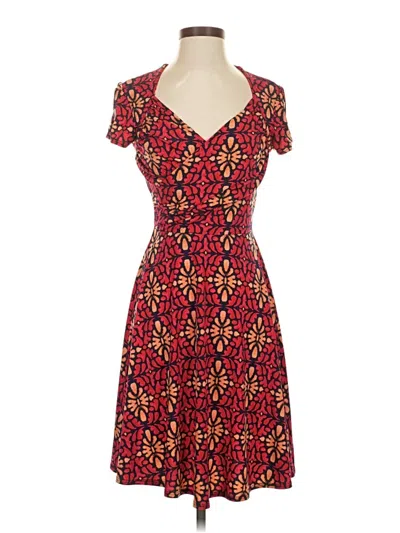 Pre-owned Leota Cocktail Dress In Red