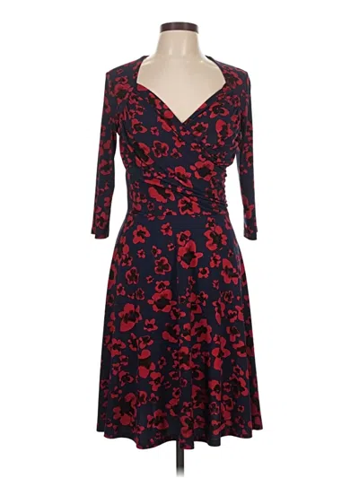Pre-owned Leota Cocktail Dress In Red
