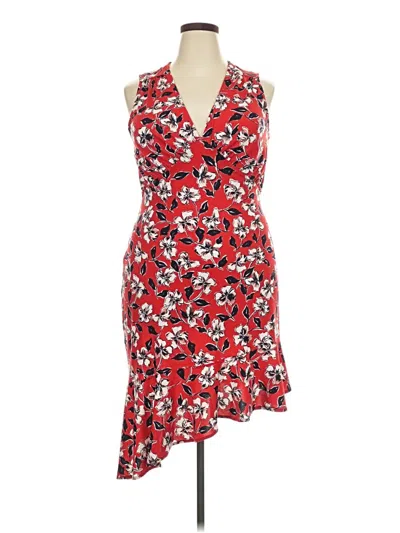 Pre-owned Leota Cocktail Dress In Red