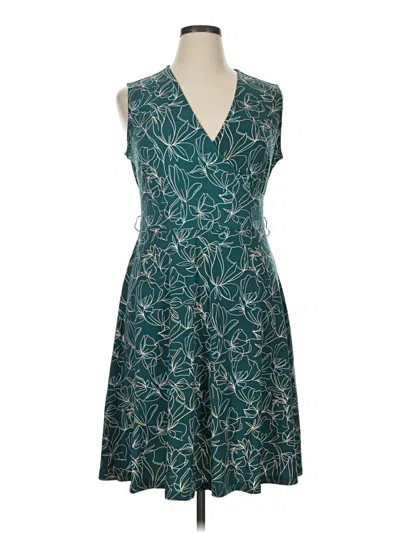 Pre-owned Leota Cocktail Dress In Teal