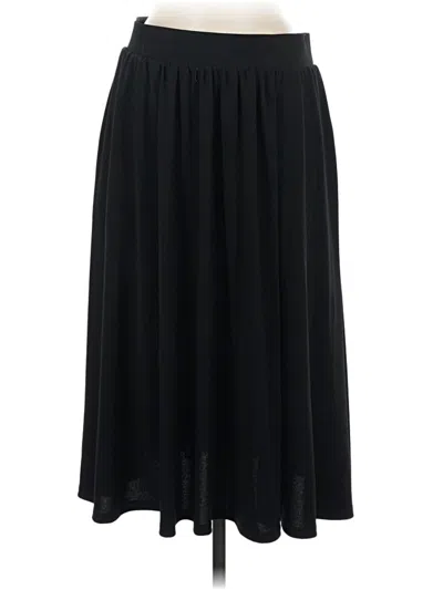 Pre-owned Leota Formal Skirt In Black