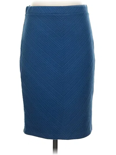 Pre-owned Leota Formal Skirt In Blue