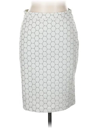 Pre-owned Leota Formal Skirt In Gray