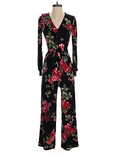 Pre-owned Leota Jumpsuit In Black