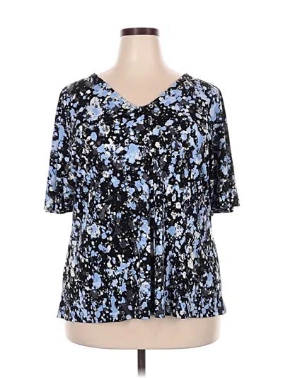 Pre-owned Leota Short Sleeve T-shirt In Blue