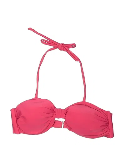 Pre-owned Leota Swimsuit Top Pink Swimwear