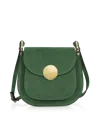 Leparmentier Paris Agave Suede And Smooth Leather Shoulder Bag