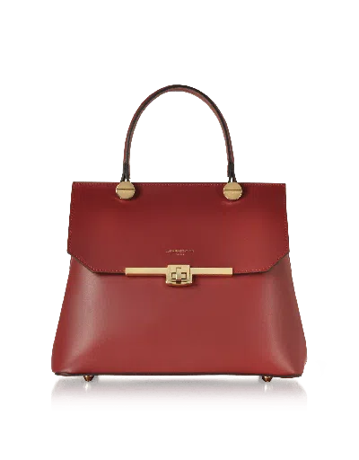 Leparmentier Paris Atlanta Top Handle Satchel Bag W/shoulder Strap