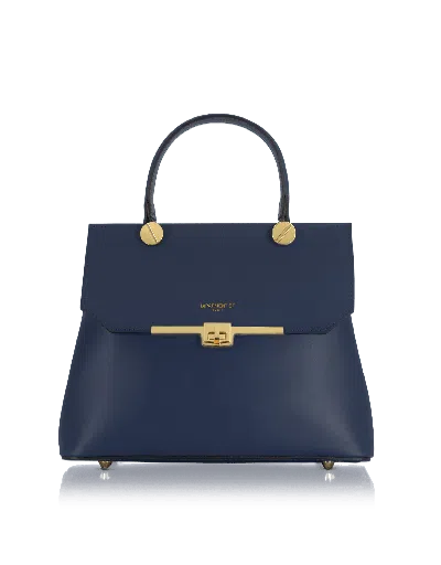 Leparmentier Paris Atlanta Top Handle Satchel Bag W/shoulder Strap