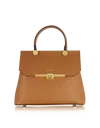 Leparmentier Paris Atlanta Top Handle Satchel Bag W/shoulder Strap