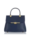 Leparmentier Paris Atlanta Top Handle Satchel Bag W/shoulder Strap