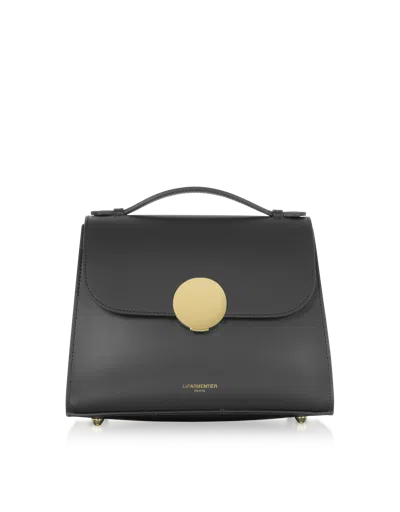 Leparmentier Paris Bombo Top-handle Satchel Bag W/strap In Black