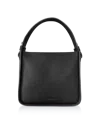 Leparmentier Paris Duplo Medium Hammered Leather Top Handle Bag