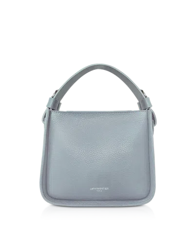 Leparmentier Paris Duplo Small Hammered Leather Top Handle Bag