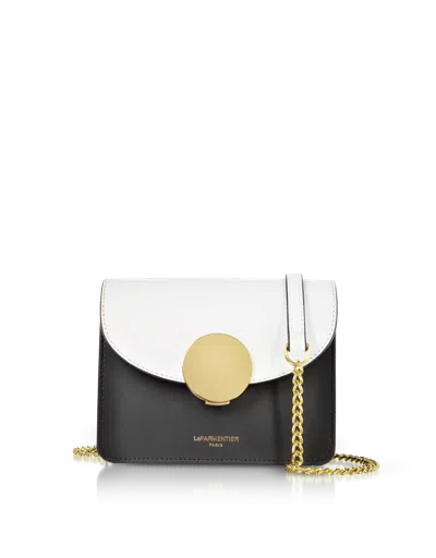 Leparmentier Paris New Ondina Mini Color Block Shoulder Bag In Black